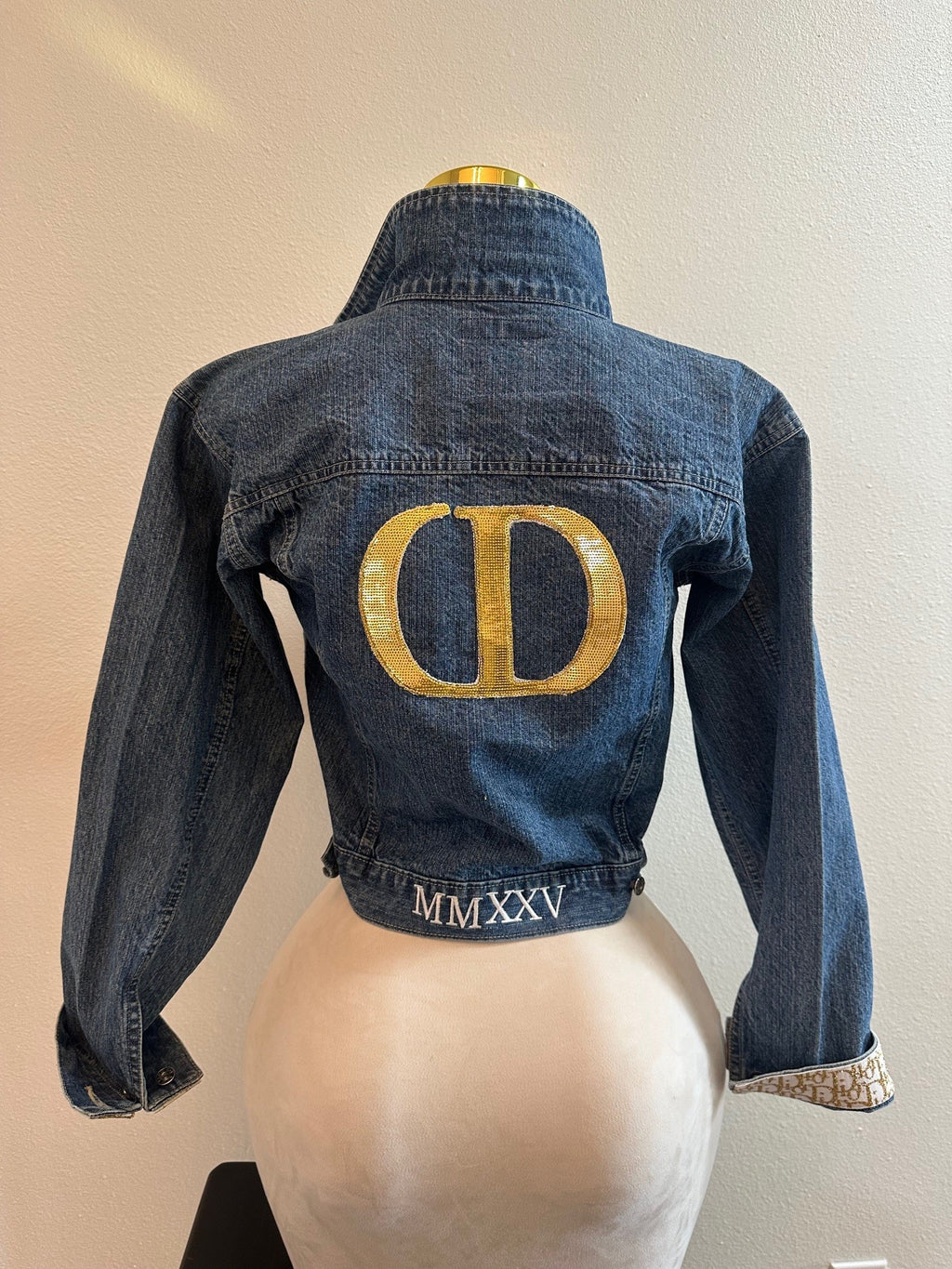 CHRISTIAN DIOR INSPIRED CUSTOM DENIM