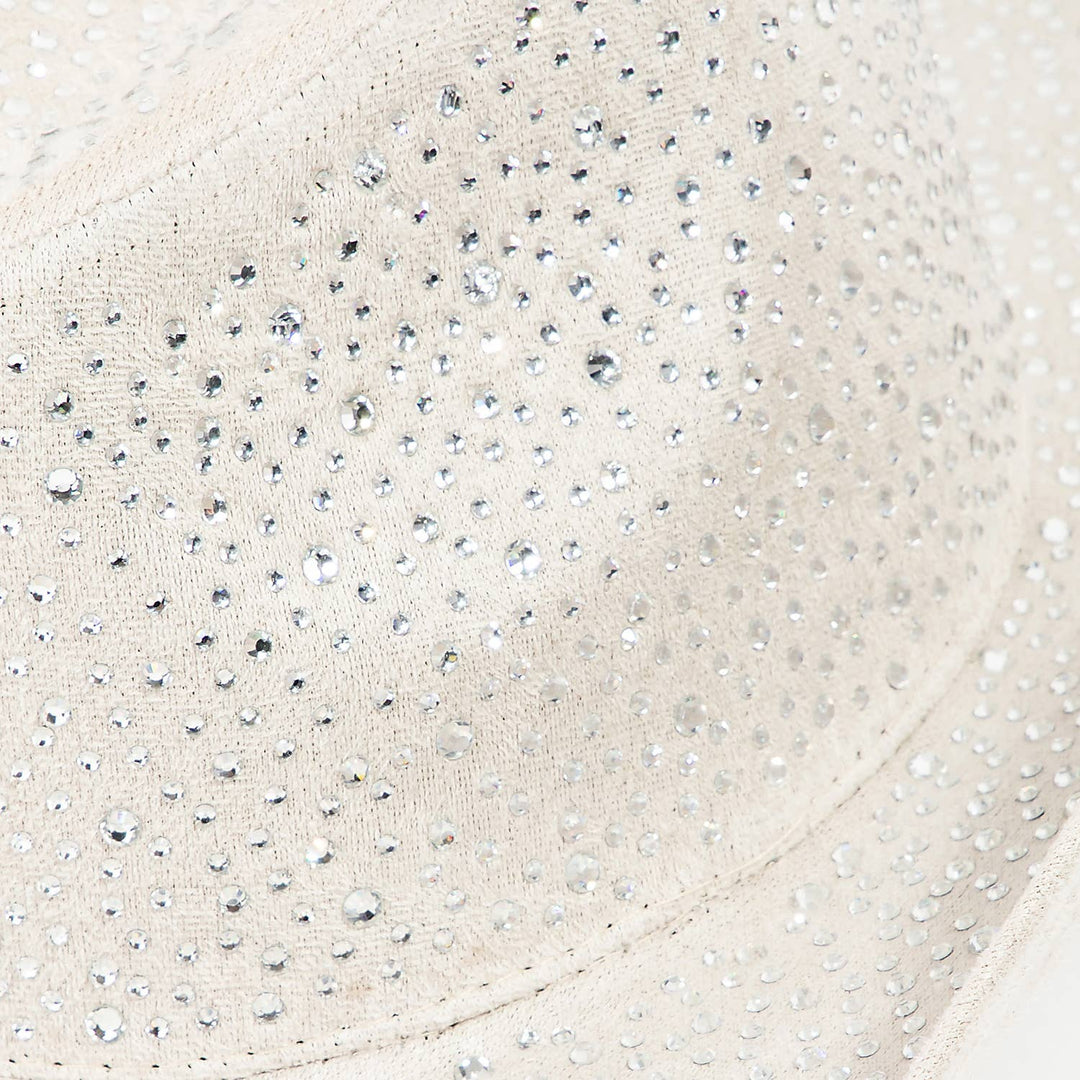 Western Rhinestone Studded Cowboy Hat: PU