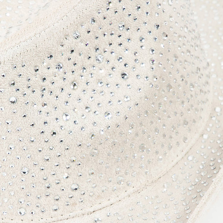 Western Rhinestone Studded Cowboy Hat: PU