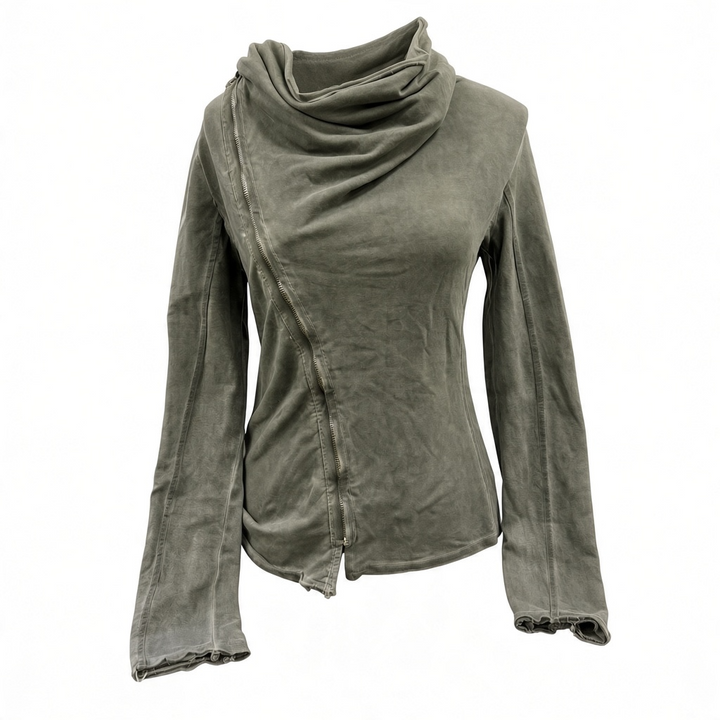 Asymmetrical Top Charcoal
