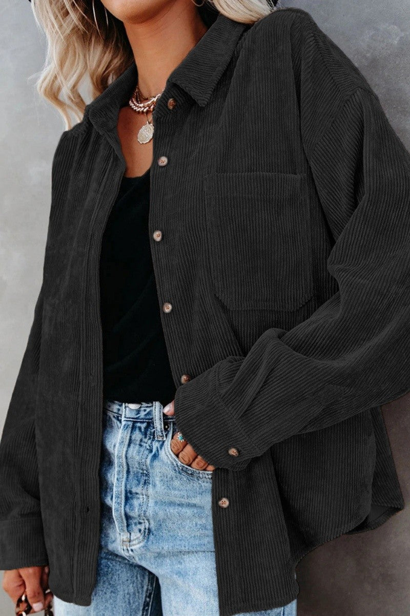 Corduroy Long Sleeve Shirt