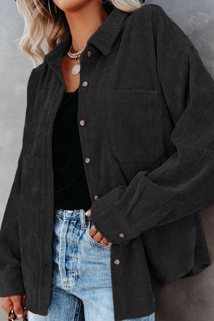 Corduroy Long Sleeve Shirt