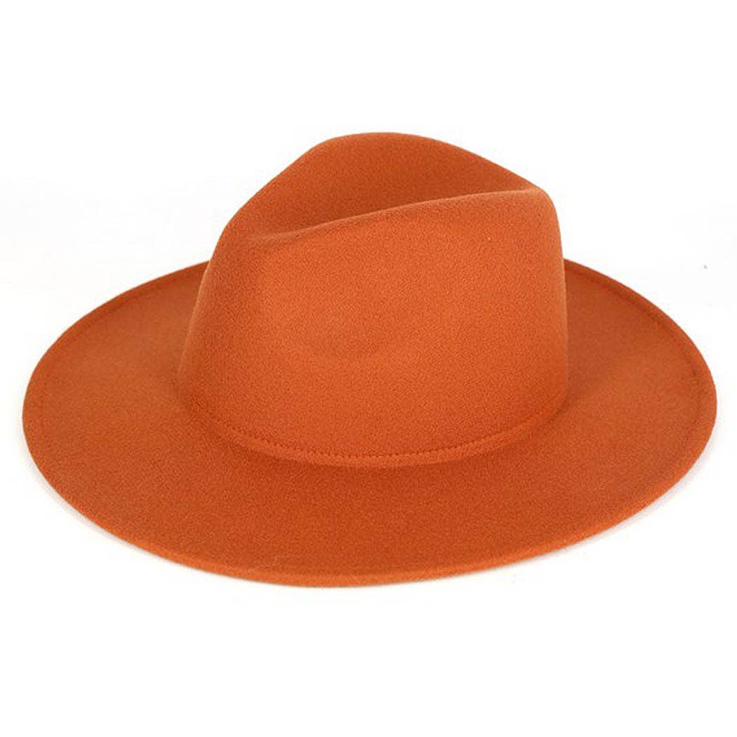 Solid Panama Hat MH0125: BK
