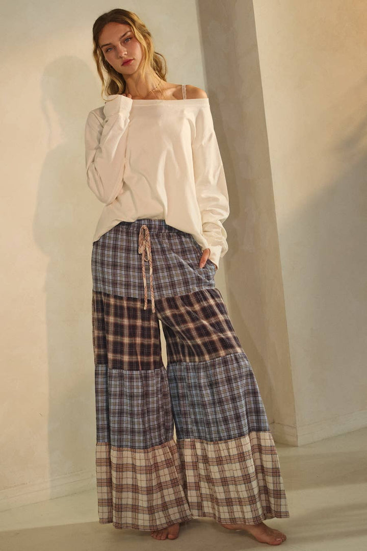 Relaxed Patchwork Pants