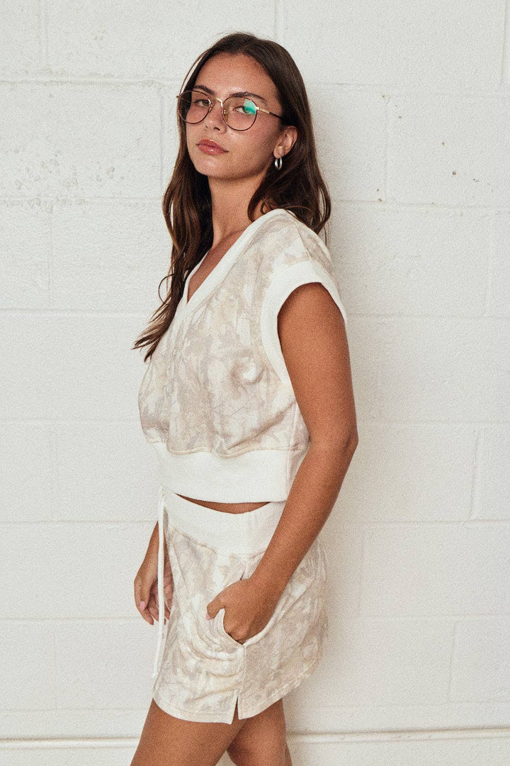 CAMO S/L TOP SKIRT SET: CAMO