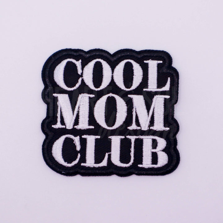 COOL MOM CLUB patch: BLACK