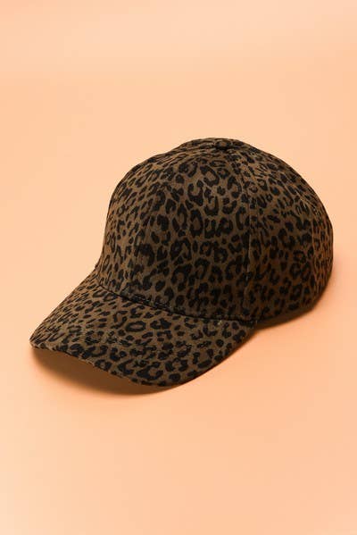 ANIMAL PRINT BASE BALL CAPS  | 40HW710: A