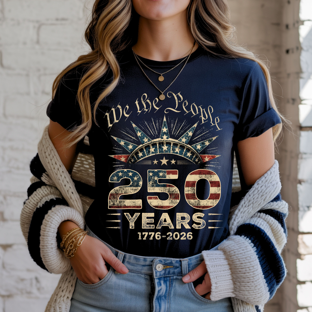 250 Years Of Freedom Anniversary Tees