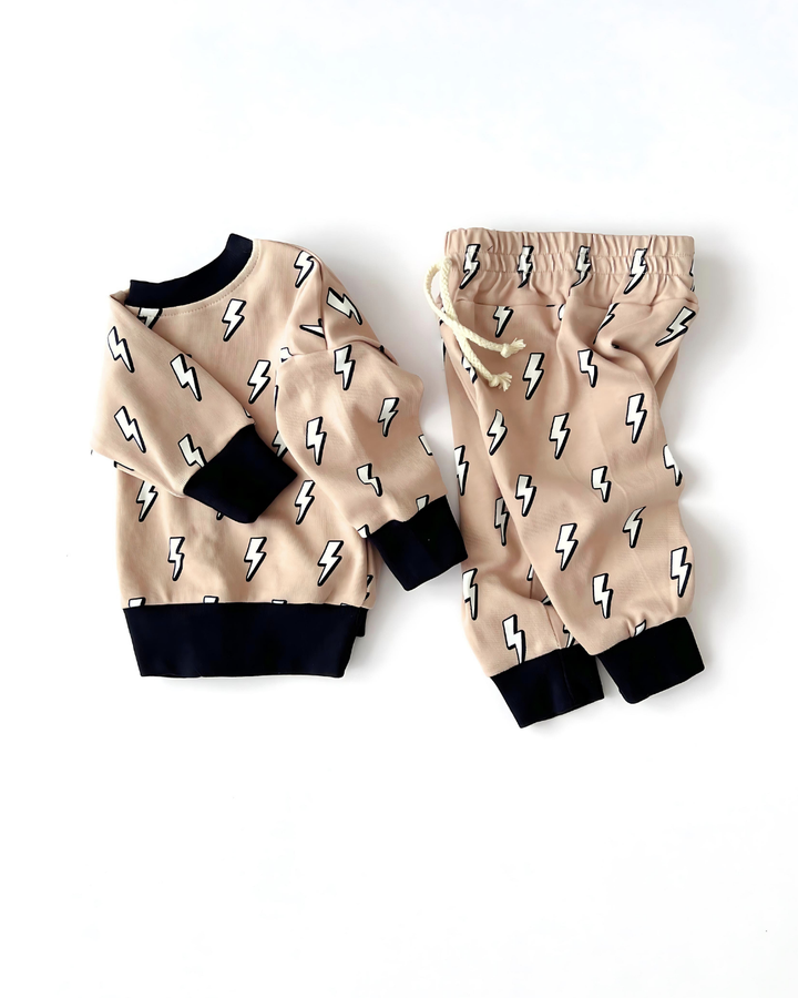 Jogger Set Kids & Baby | Lightning Bolt: 3-6M