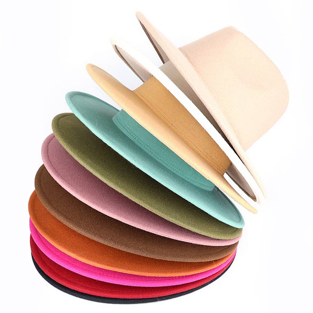 Solid Panama Hat MH0125: BK