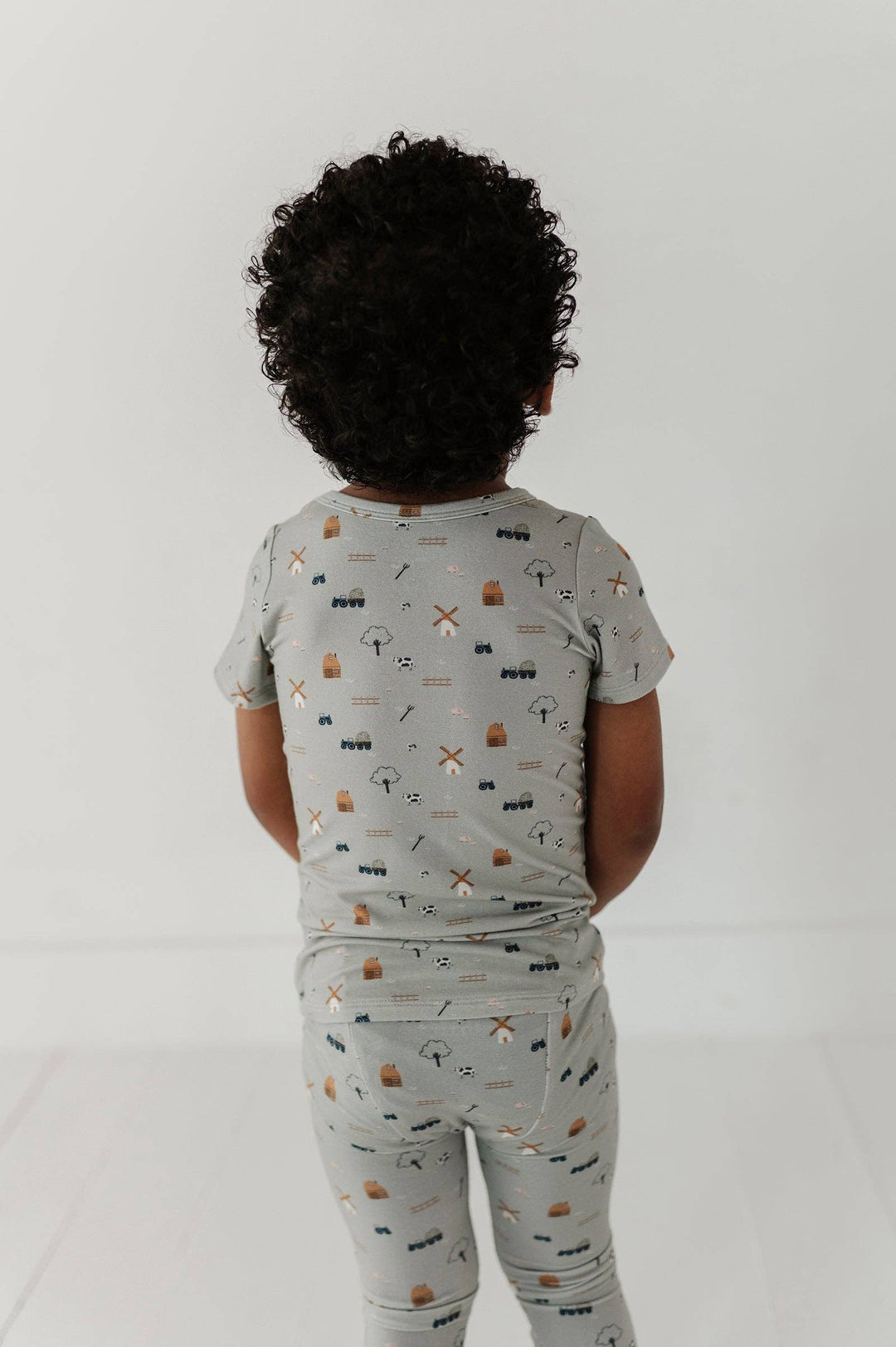 Babysprouts Short Sleeve Lounge Set: Dirt Bikes
