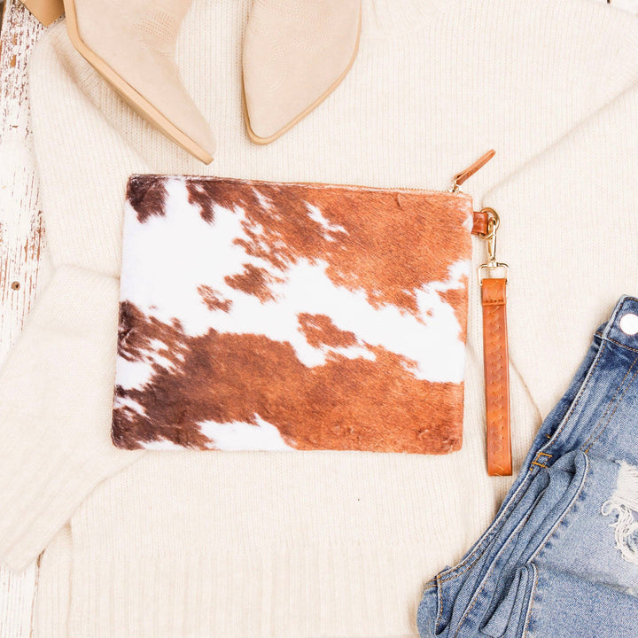 Western Fur Clutch: Brown Cow