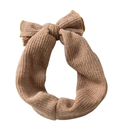 Montreal Solid Knit Bow Baby Headband
