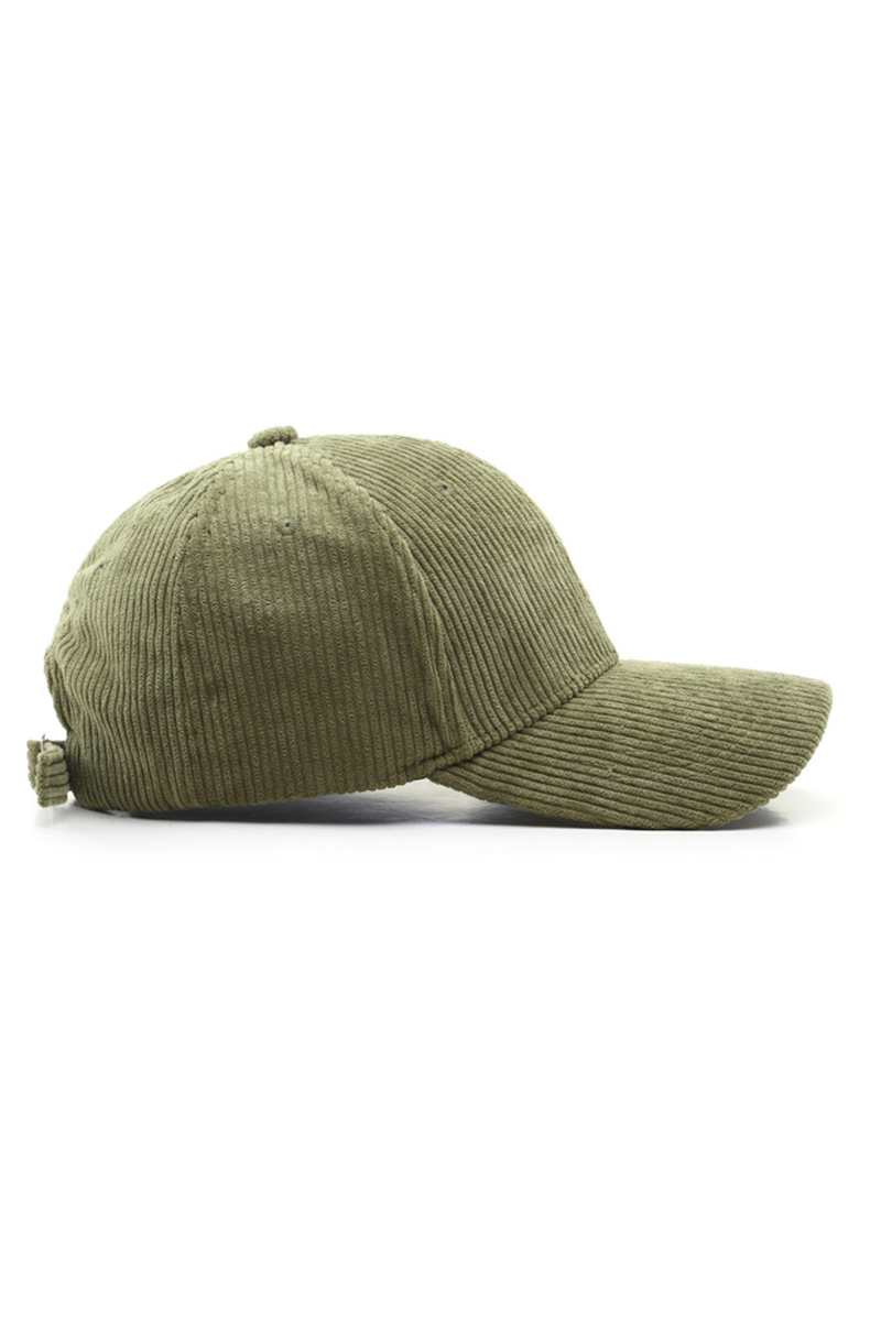 Corduroy Baseball Cap Unisex Winter Warm Outdoor_CWAH0517: BEIGE / (OS) 2