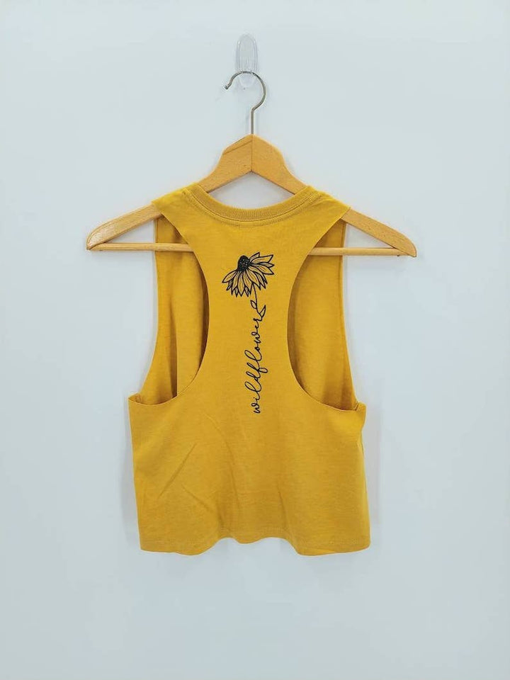 Wildflower Tank - Flower Racerback Tank Top