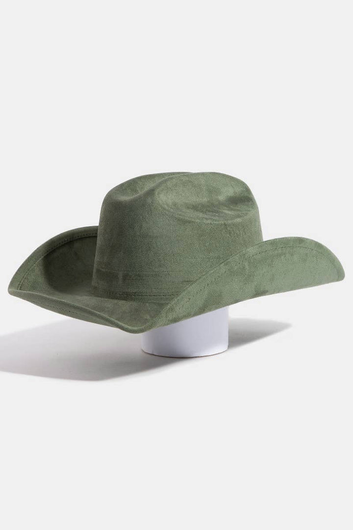 Solid Color Western Cowboy Hat: OL