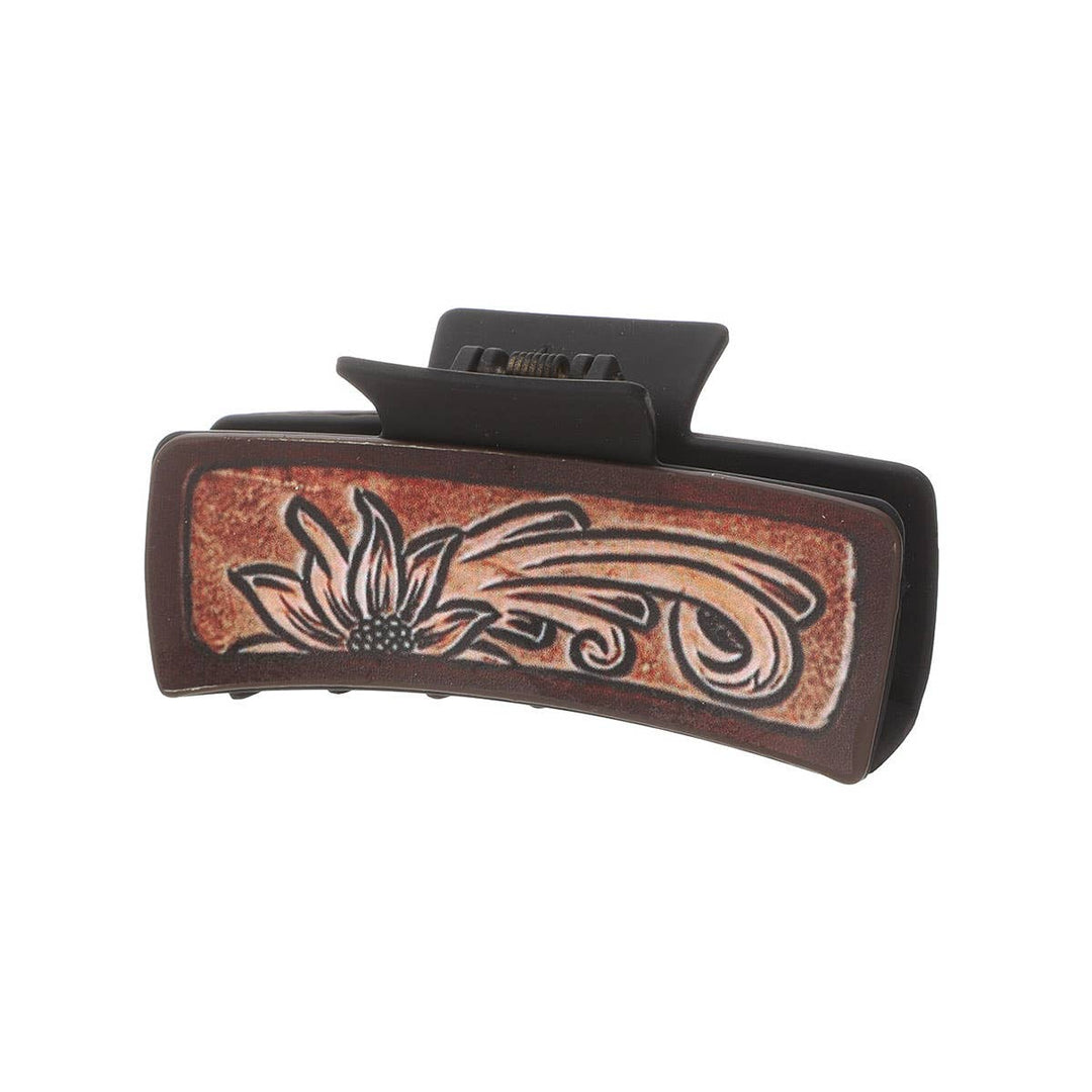 Leather Hair Claw