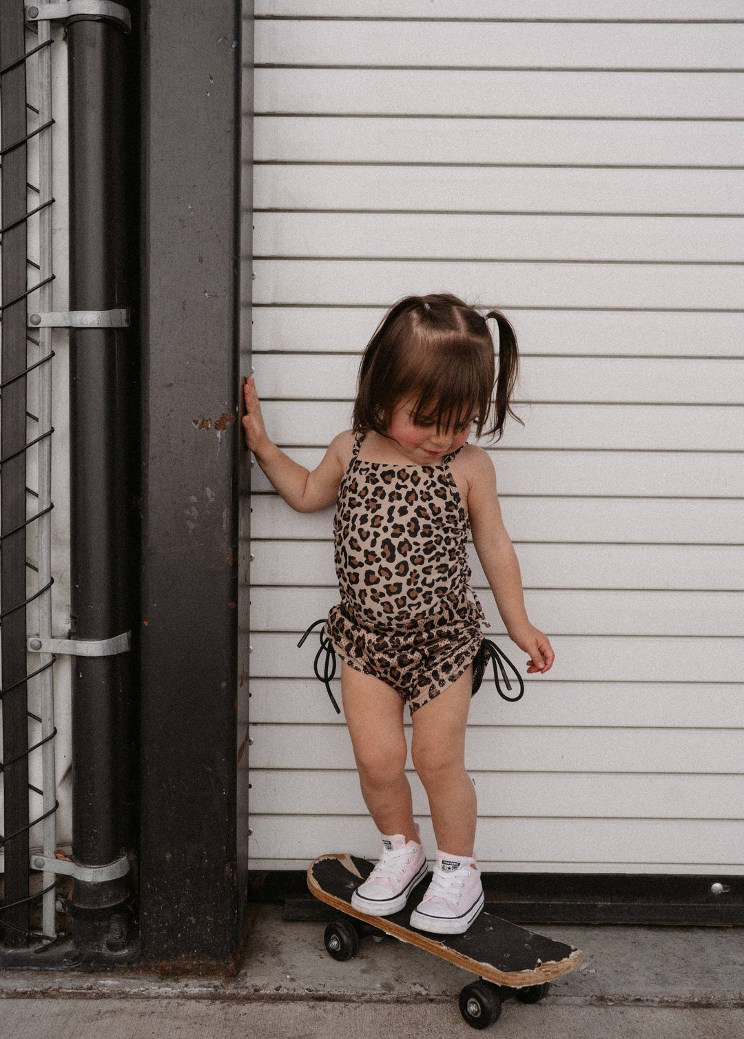 Leopard Girls Mesh Shorts