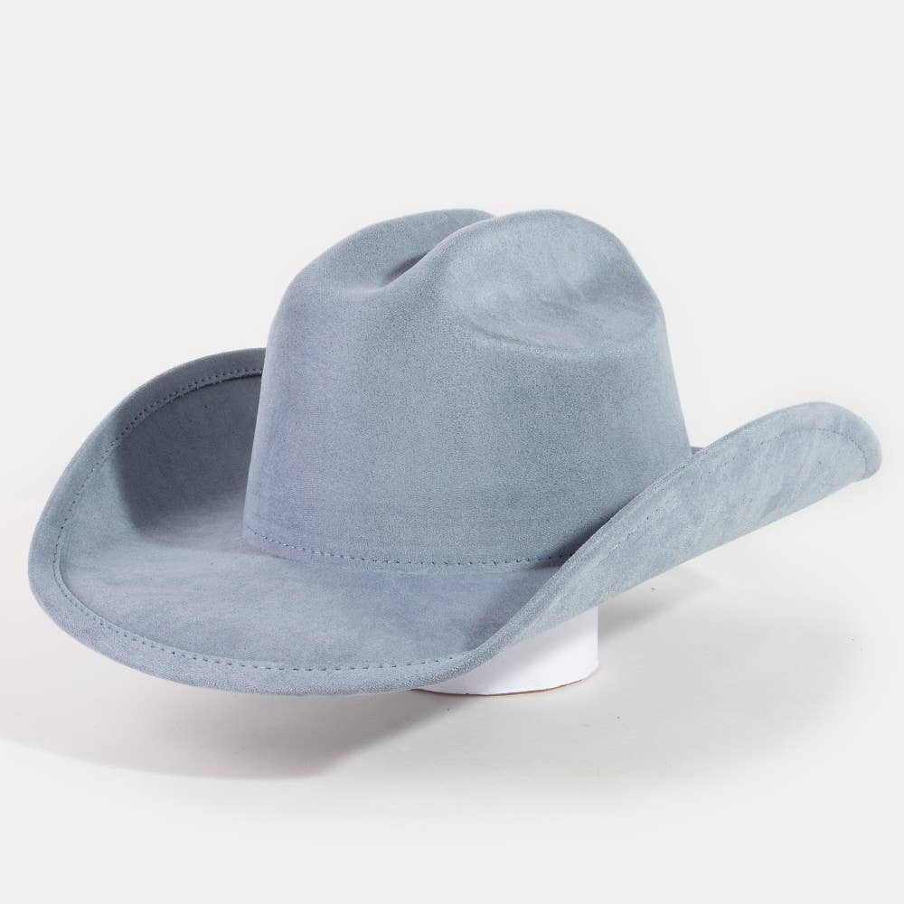 Solid Color Western Cowboy Hat: PK