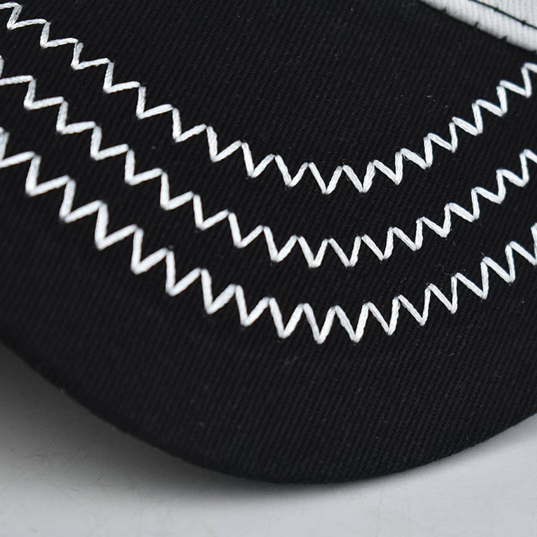 NEW ANIMAL EMBROIDERED BREATHABLE MESH TRUCKER HAT_CWAH1357: DARKGREY / (OS) 2