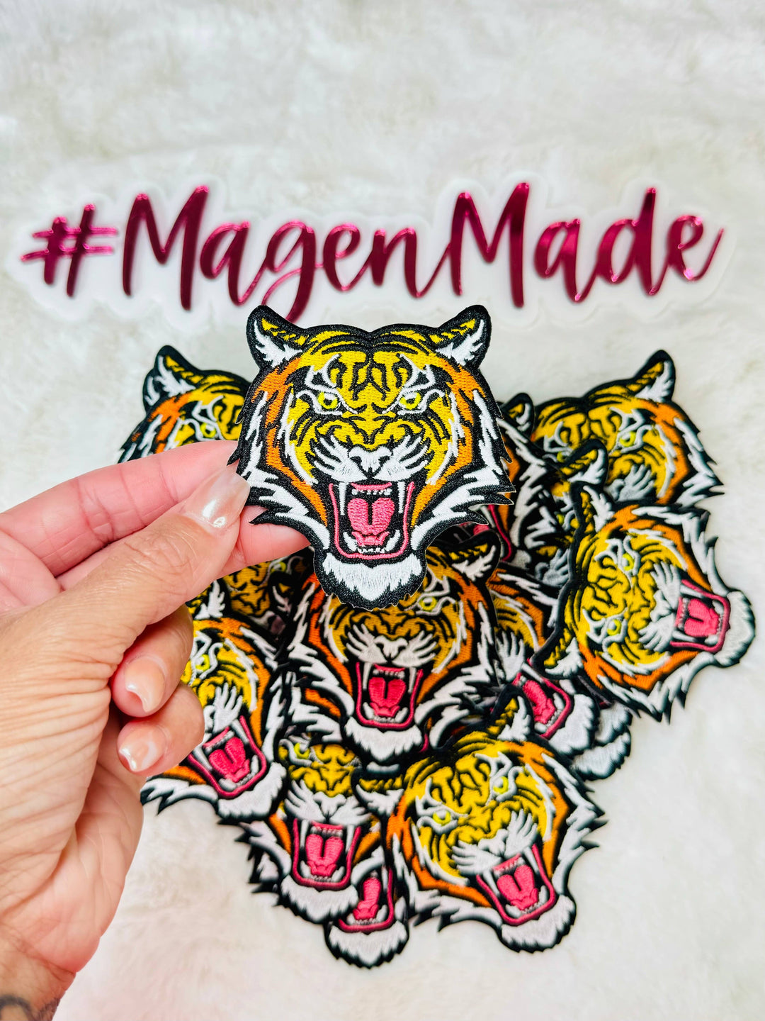 Tiger Embroidered Patch: Default Title