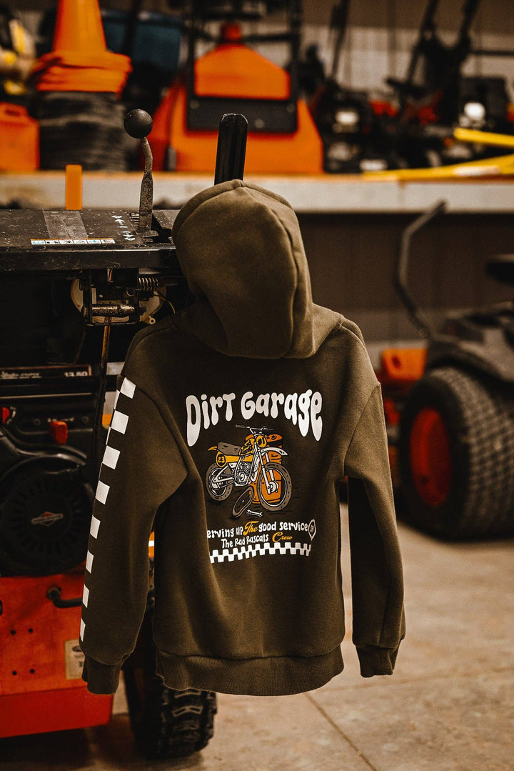 Dirt Garage - Boy's Hoodie