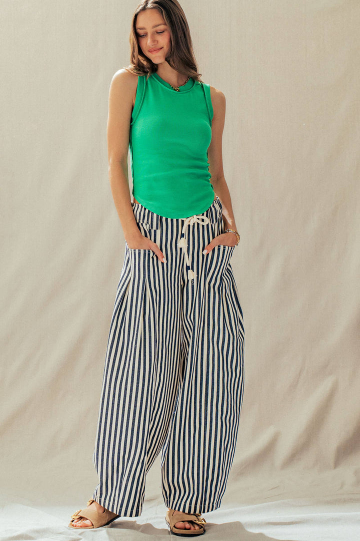 Ribbed Slim Fit Sleeveless Tank Top