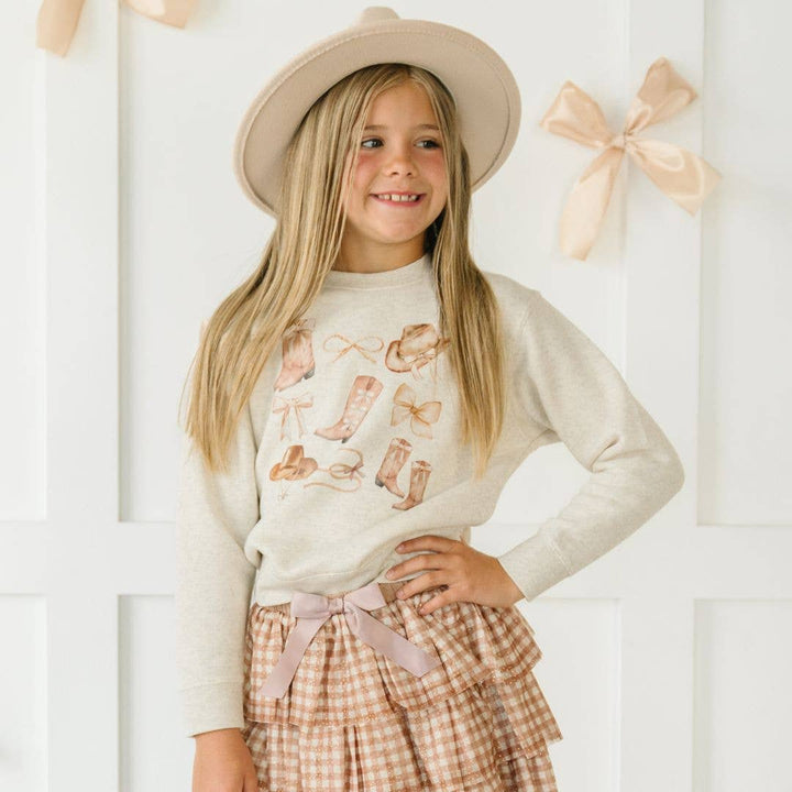 Cowgirl Cutie Girls Western Sweatshirt