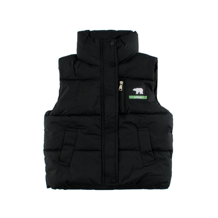 Style Kids Unisex Outerwear: Sleeveless Single Breasted Coat for Children: Coffee / 110 (3-5Y)