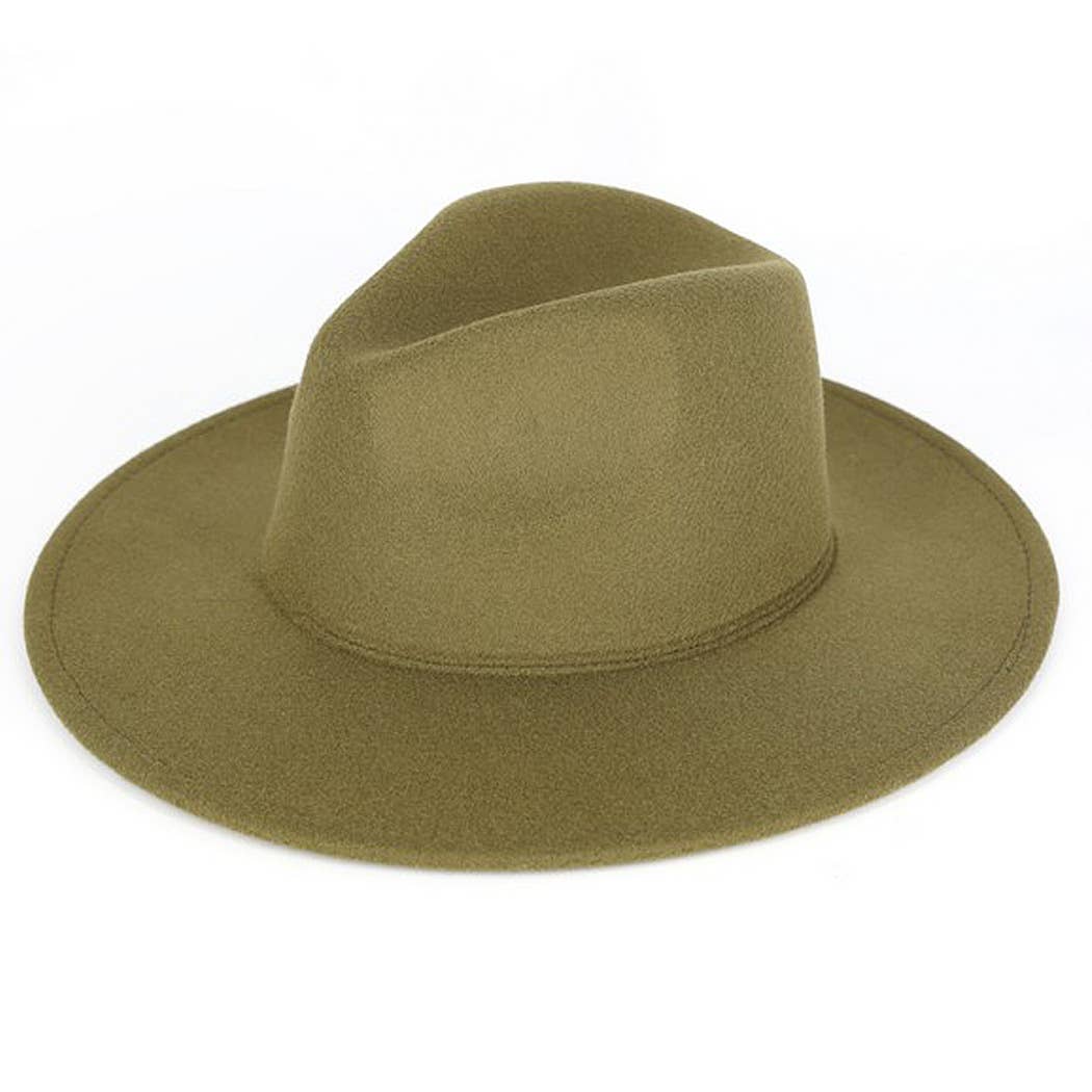 Solid Panama Hat MH0125: BK