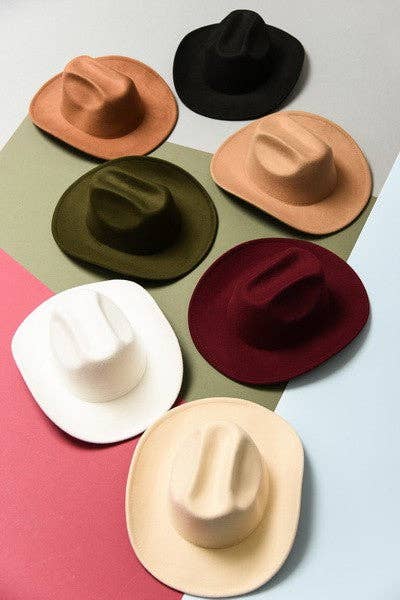 COW BOY HAT | 40HW214: WHITE