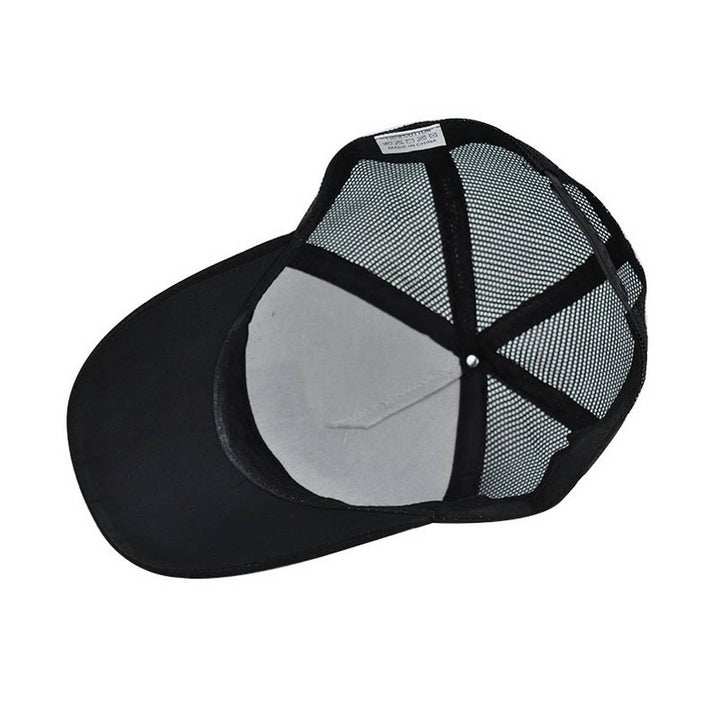 NEW ANIMAL EMBROIDERED BREATHABLE MESH TRUCKER HAT_CWAH1357: DARKGREY / (OS) 2