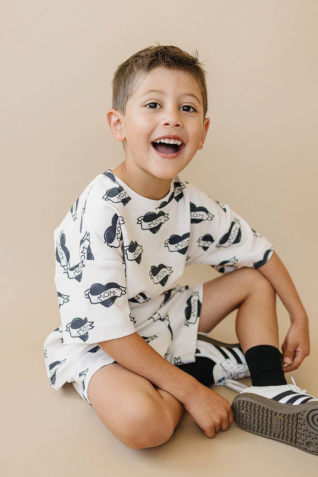 Boys Shorts Set | Mom tattoo