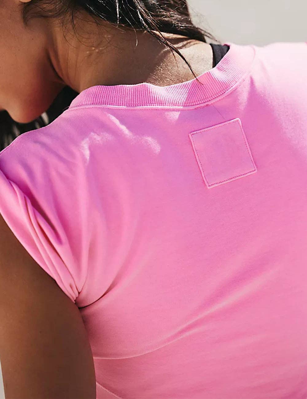 Ladies Solid Color Crop Top and Pants Set SKST379: Black / S