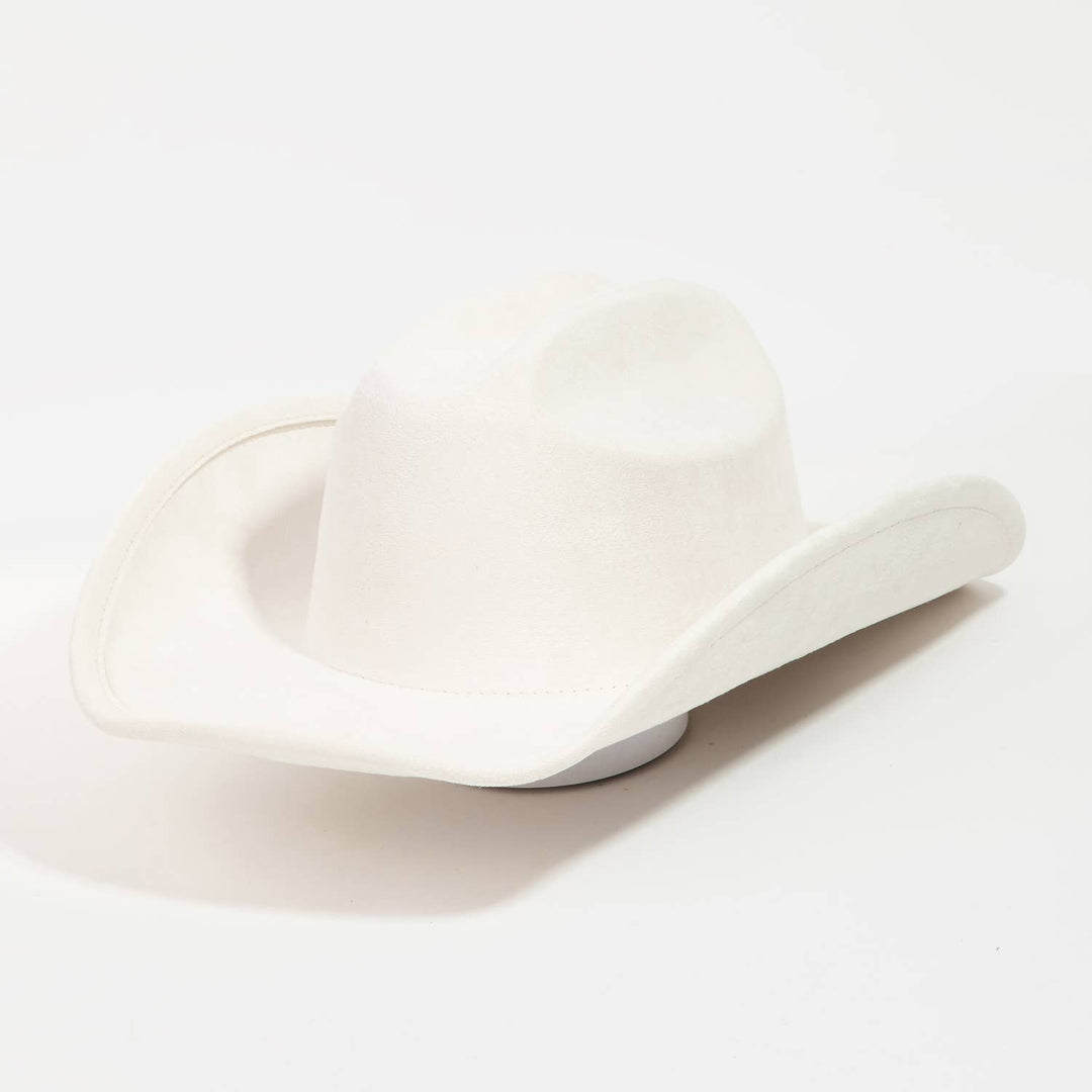 Solid Color Western Cowboy Hat: BL