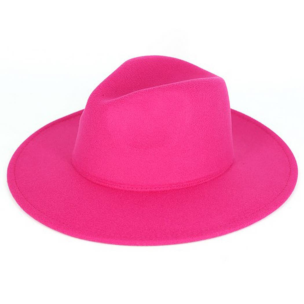 Solid Panama Hat MH0125: BK