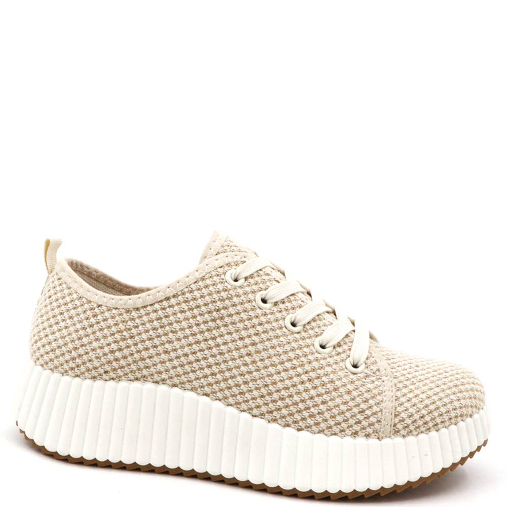 LACE UP SNEAKER 12 PAIRS, REMI 08 12: NAT MUL