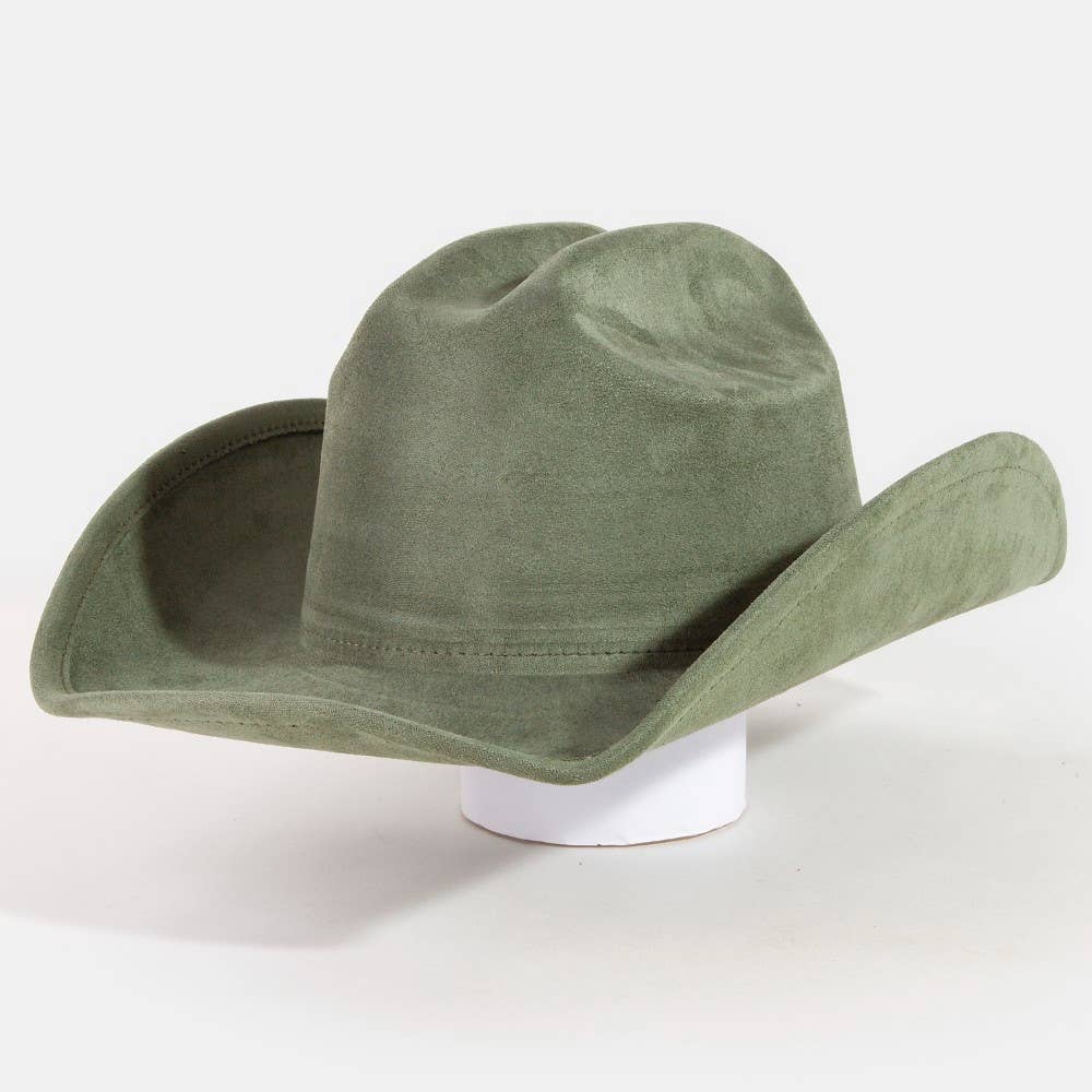 Solid Color Western Cowboy Hat: BL