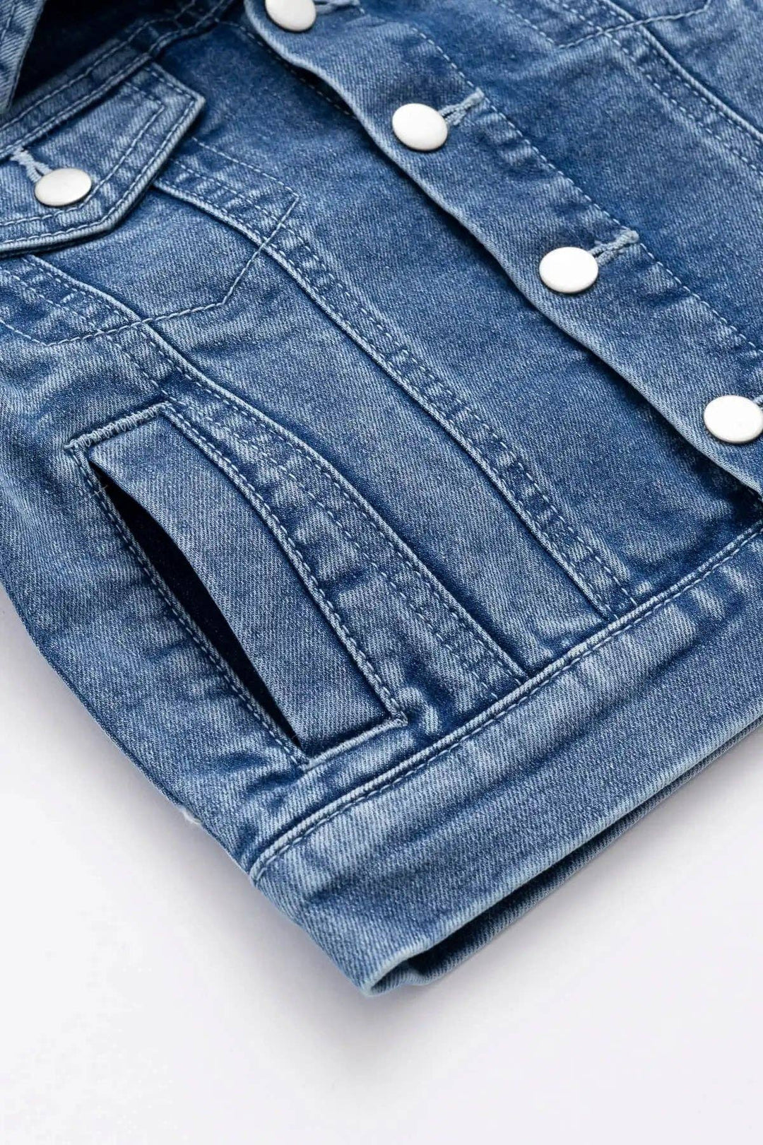 Kids Back to School Denim Jacket: Unisex / Denim