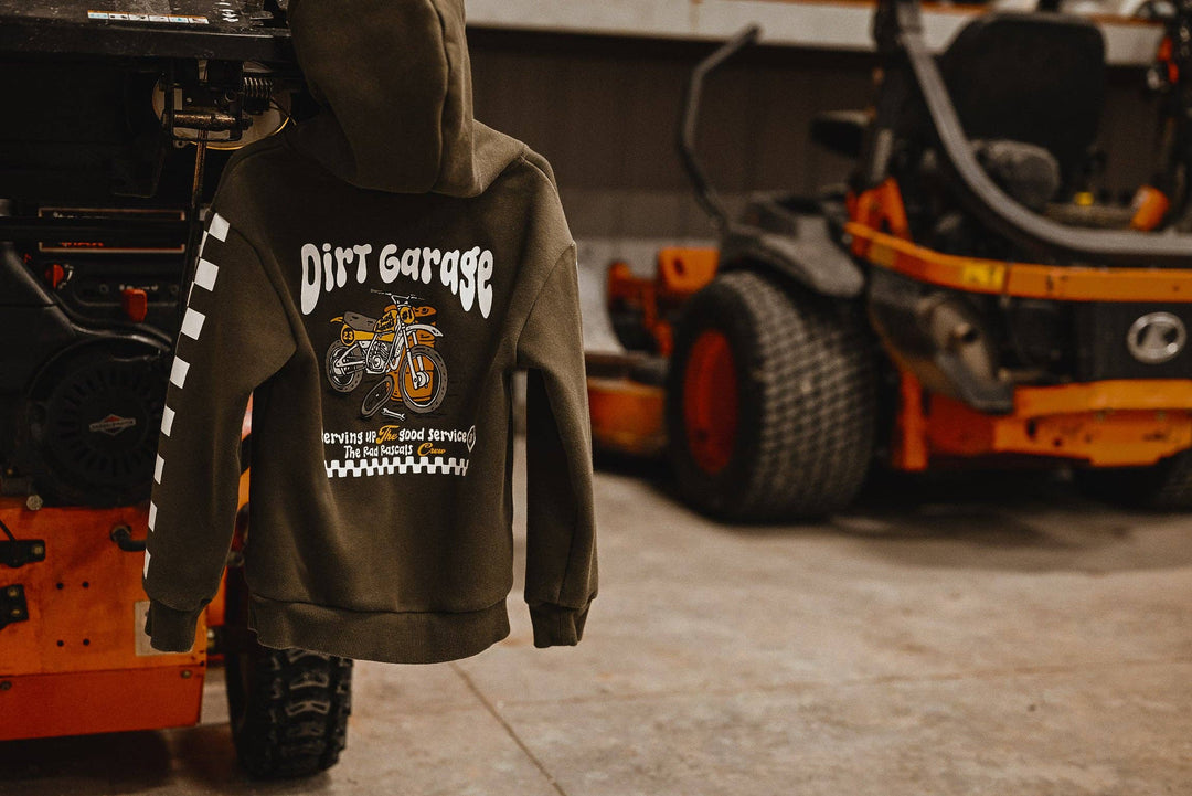 Dirt Garage - Boy's Hoodie