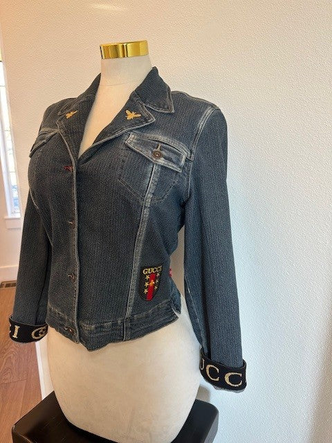 GUCCI INSPIRED CUSTOM DENIM JACKET