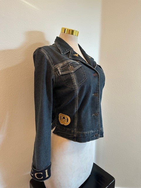 GUCCI INSPIRED CUSTOM DENIM JACKET