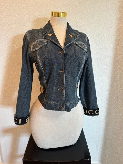GUCCI INSPIRED CUSTOM DENIM JACKET