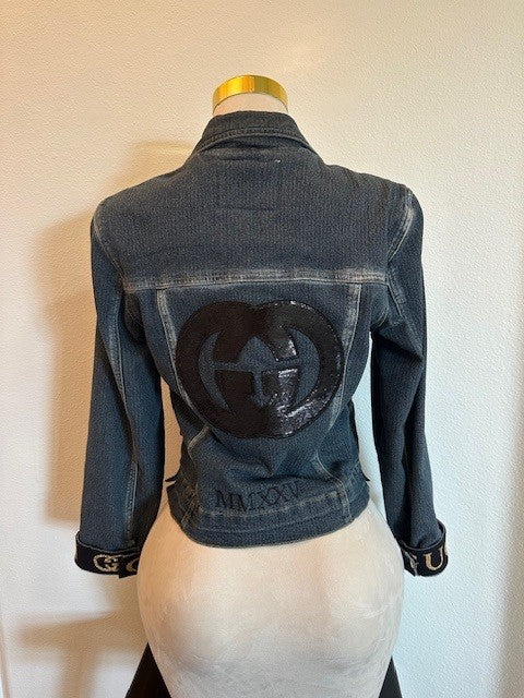 GUCCI INSPIRED CUSTOM DENIM JACKET