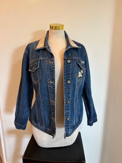MOMMY AND ME GUCCI INSPIRED DENIM JACKETS
