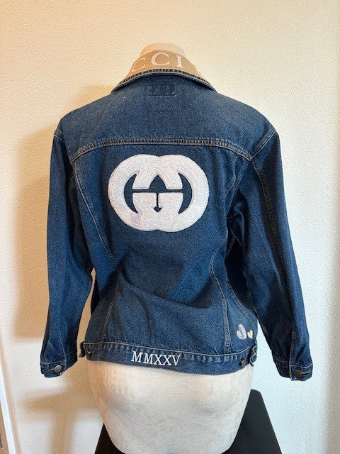 MOMMY AND ME GUCCI INSPIRED DENIM JACKETS