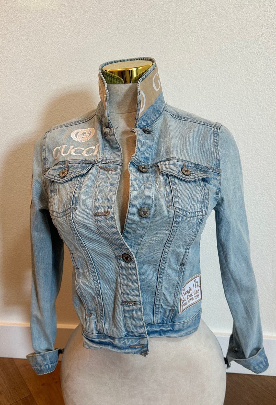 GUCCI INSPIRED CUSTOM DENIM