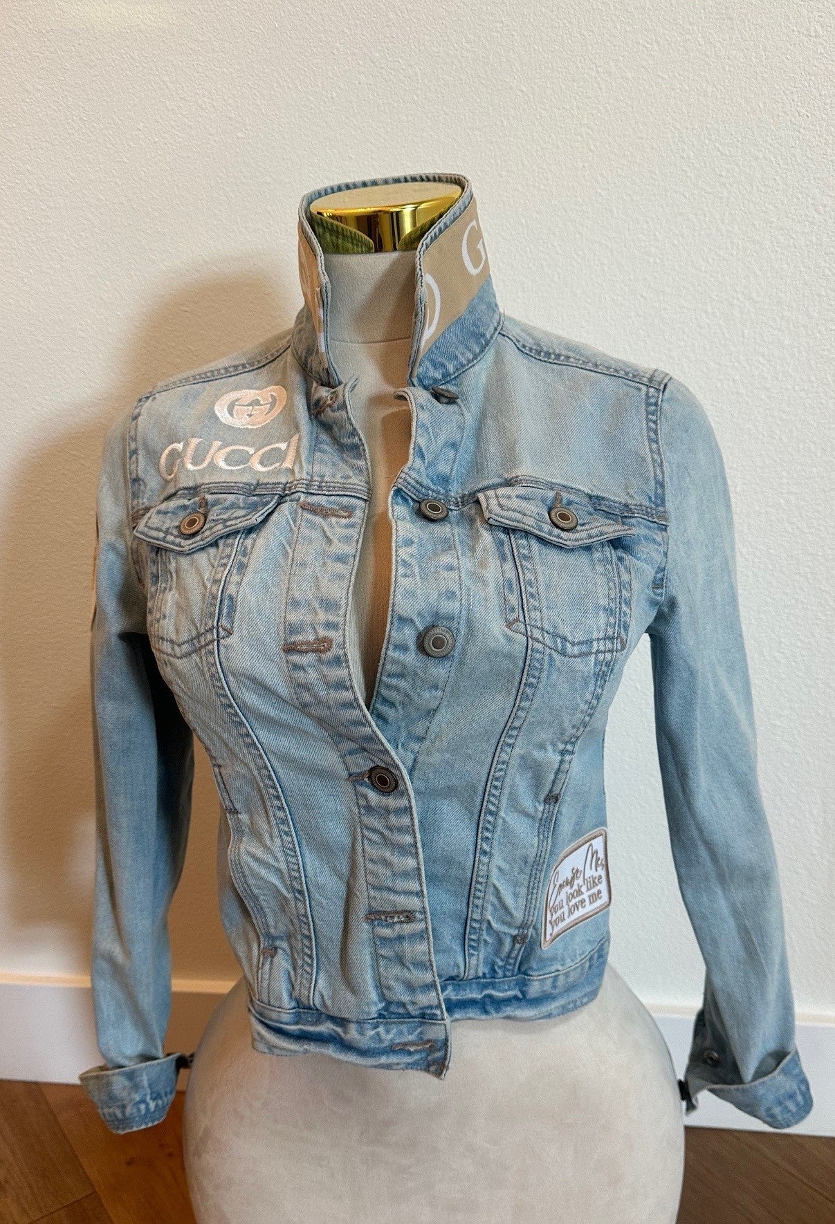 GUCCI INSPIRED CUSTOM DENIM