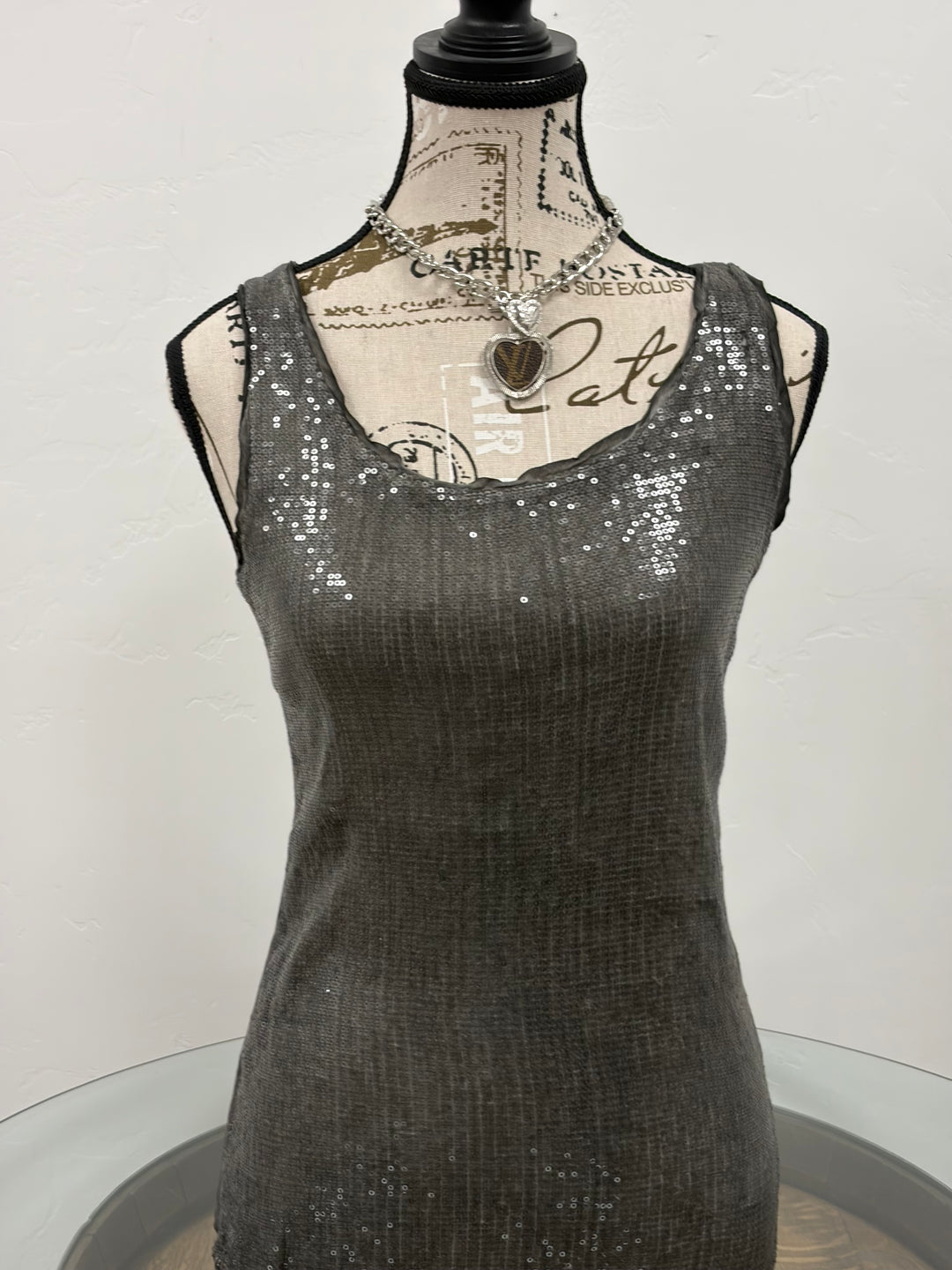 Sequin Tank Top