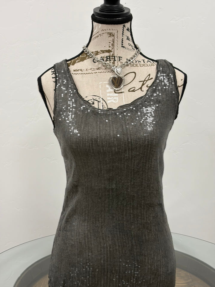 Sequin Tank Top
